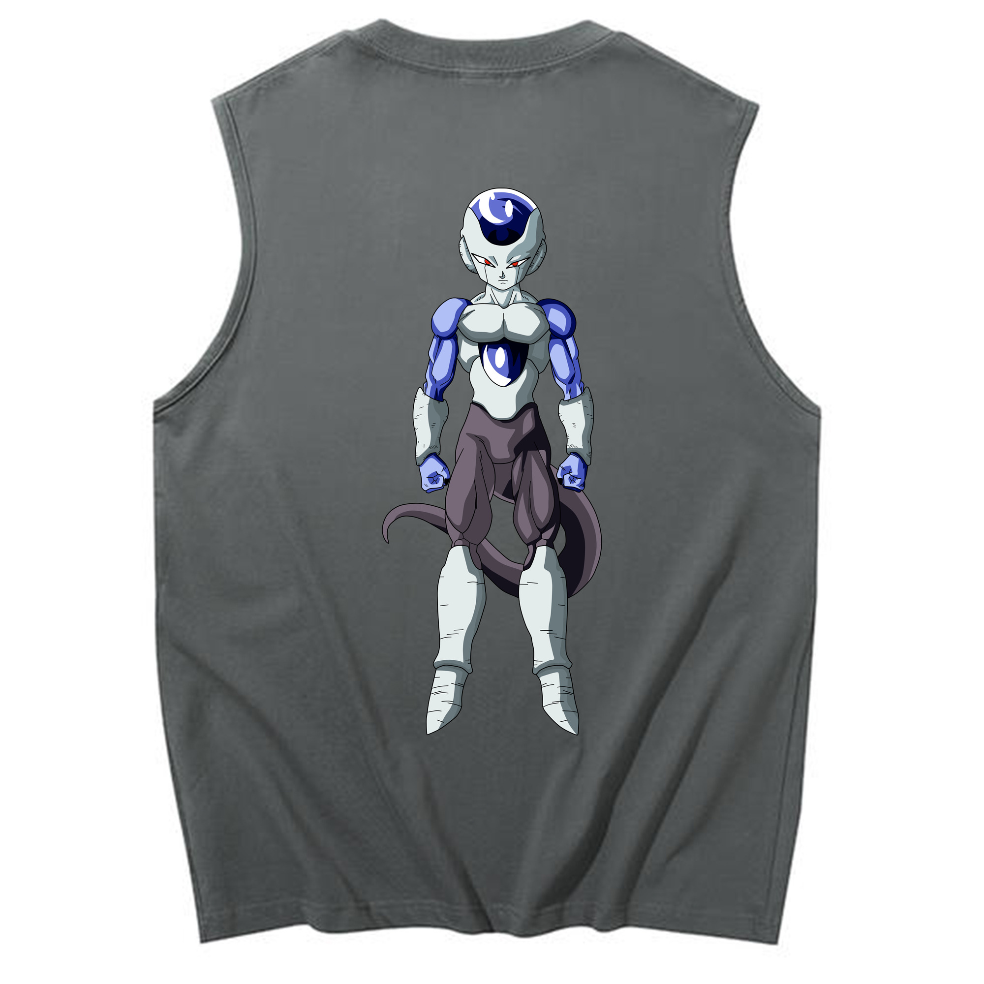 （画像用） ドラゴンボール フリーザ DRAGON BALL Frieza コットン100％タンクトップ（背面プリント）